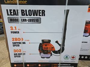 lot 10678 image: LandHonor Professional Leaf Blower LHR-LB9510