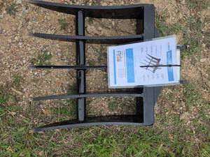 lot 10917 image: Heavy-Duty Landscape Rake Attachment