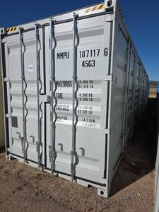 lot 7005 image: One Trip 40ft High Cube Shipping Container - 2025 Model 4 side door  1 rear door openings