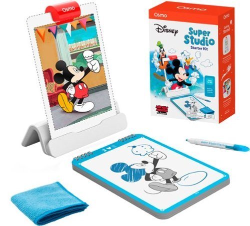 lot 100036 image: Osmo - Super Studio Disney Mickey Mouse & Friends Starter Kit - White - Retail $40