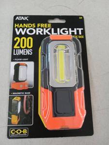 lot 57407 image: ATAK 200 Lumens Hands Free Worklight - Retail $14