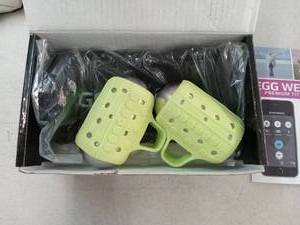 lot 57413 image: Egg Weights Cardio Max 1.5LB Lime Green Hand Weights - Retail $29