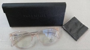 lot 57421 image: Prive Revaux 3.50 Clear Frame Glasses with Case - Retail $65