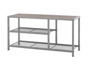 lot 54263 image: Trinity Modern 3-Tier Shoe Rack Console Table - Retail $45