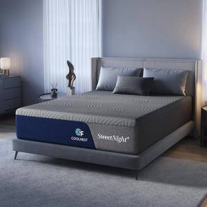 lot 7486 image: Sweetnight CoolNest 14-Inch California King Mattress - Retail $649