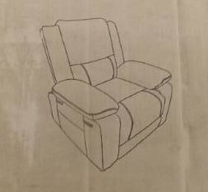 lot 57502 image: Garveehome Power Lift Recliner Chair - Retail $299