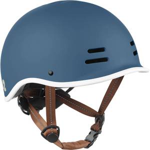 lot 1818 image: Retrospec Remi Kidsft Bike Helmet for Youth Boys and Girls- Bicycle Helmet with Built-in Visor and Adjustable Reflective Straps for Skateboarding, Scooters, Rollerblading - Matte Navy - 49-53cm - Retail $37