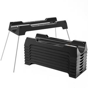 lot 1850 image: RV Sewer Hose Support,Sewer Hose Drain Support Kit,9 different heights Works Over Uneven Terrain For Increased Drainage,Adapts to a 10ft,15ft or 20ft Sewer Hose Kit,Black-20Ft - Retail $80