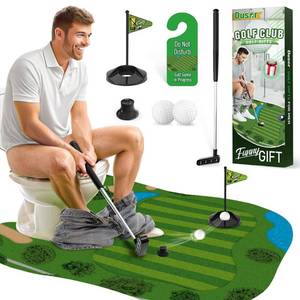 lot 2374 image: Dusor Toilet Golf Gifts for Men, White Elephant Gifts for Adults Funny, Stocking Stuffers for Men, Mens Gift for Christmas, Toilet Golf Game for Him Husband Dad, Gag Gift for Him Who Have Everything - Retail $16
