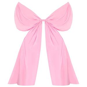 lot 2452 image: MBAIYO Large Pink Bow Decor, 98 x 71� Pink Bow Birthday Decorations Satin Bowknot Party Decorations Room Wall Decor for Party Wedding Birthday Shower Bachelorette Bridal Supplies
