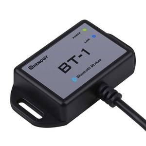 lot 2468 image: Renogy Bluetooth Module RJ12 Communication Port Compatible RoverWandererAdventurer Charge Controllers, BT-1 RS232,Black - Retail $38