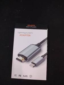 lot 6196 image: Lightning to HDMI Adapter Cable - Retail $15