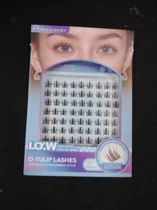 lot 6202 image: Mlen Diary O-Tulip False Eyelashes - I.O.W Exclusive Collab Series - Retail $12