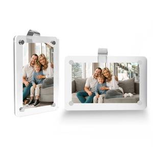 lot 6459 image: Car Sun Visor Photo Holder, Universal Magnetic Photo Clip, Decorate Your Car Visor Clip with Personality(2.4x3.5, 2PCS) - Retail $14