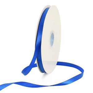 lot 6472 image: TONIFUL 38 Inch x 100yds Royal Blue Satin Ribbon Thin Solid Fabric Ribbons Roll for Gift Wrapping Invitation Floral Hair Balloons Craft Party Wedding Decoration Valentinefts Day Bouquet - Retail $8