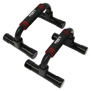 lot 16004 image: Push Up Bars Strength Training - Workout Stands With Ergonomic Push-up Bracket Board with Anti-Slip Sturdy Structure Portable for Home Fitness Training, Push Up Stands Handle for Floor Workouts - Retail $10