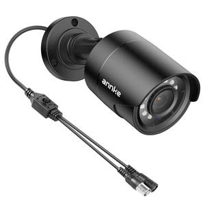 lot 16444 image: ANNKE 1080p Security Camera 4-in-1 CCTV Bullet Wired Cam, AHDTVICVICVBS, Analog Surveillance Video Add-On Black Camera for Outdoor Use, 100ft Clear Night Vision (Power Adapter Not Included) - E200 - Retail $20
