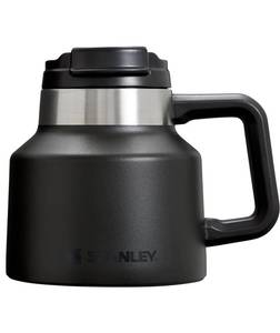 lot 2477 image: Stanley Tough-To-Tip Admiralfts Mug 20 oz  Twist-on Flip Open Lid  Wide Body with Non-Skid Rubber Base  Insulated Stainless Steel Coffee Cup  BPA-Free  Black 2.0 - Retail $31