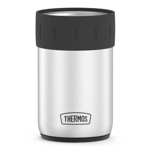lot 4226 image: Thermos Stainless Steel Beverage Can Insulator for 12 Ounce Can, Stainless Steel - Retail $17