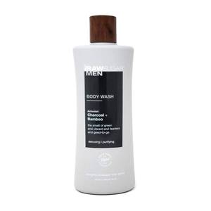 lot 4236 image: RAW SUGAR Menfts Body Wash 25 fl oz (Pack of 1) (Charcoal  Bamboo) - Retail $7