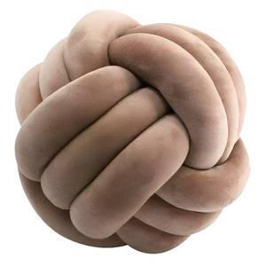 lot 4263 image: KEBAIHUA Knot Ball Pillows, Round Throw Pillow Cushion Home Decoration Soft Plush Pillow, Throw Knotted Ball Pillow Handmade Children Room Decoration Round Plush Toy Pillow (Coffee,8.522cm) - Retail $21in