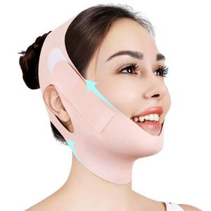 lot 4279 image: Juskaa Chin Strap for Sleeping,Adjustable Chin StrapPink,M - Retail $1,299