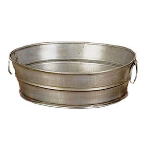 lot 4294 image: The Country House Collection 82784 Tin Wash Tub, 8.25-inch Diameter - Retail $21