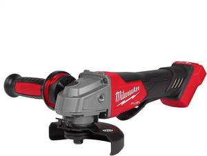 lot 20014 image: Milwaukee 2880-20 M18 FUEL Brushless Lithium-Ion 4-12 in.  5 in. Cordless Small Angle Grinder with No-Lock Paddle Switch (Tool Only) - Retail $147