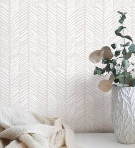 lot 20042 image: MelunMer Beige Modern Peel and Stick Wallpaper Boho Contact Paper for Cabinets Beige Stripe Contact Paper Line Self-Adhesive Removable Wallpaper for Bathroom Bedroom Liner Easy to Use 393 L 17.3 W