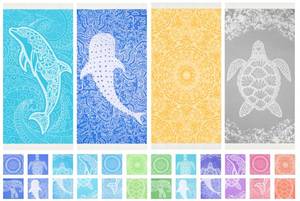 lot 20073 image: Widdonen Thin Turkish Beach Towel Quick Dry Absorbent Cotton Lightweight Bath Pool Towels Extra Large Oversized Sand Free Beach Stuff Cloud Adults Gift - Retail $50