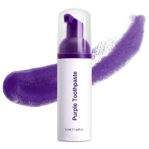 lot 20077 image: ROMARZ Purple Toothpaste for Teeth Whitening,Purple Teeth Whitening Kit,Tooth Stain Removal Colour Corrector,1PC 1.49 Fl Oz