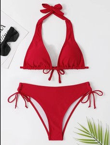 lot 16457 image: Womens Two Piece Red Bikini, Small