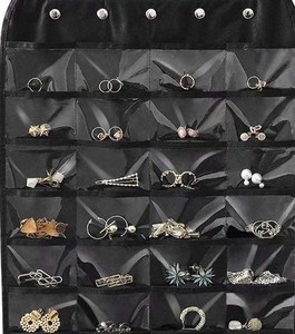 lot 16460 image: Proportions in Stock Photo Differ Slightly Hanging Double Sided Jewelry Organizer