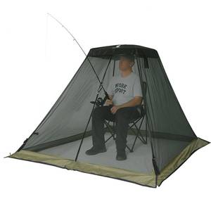 lot 13114 image: GEERTOP Portable Ultralight Mosquito Net for Camping Chairs with Canopy Shade, Mesh Screen with Zipper � Backpacking Hiking Hunting Fishing - Retail $33