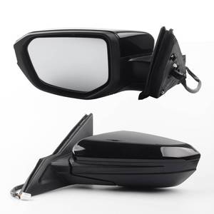 lot 13150 image: Dasbecan Left Driver Side Door Mirror Compatible with Honda Civic 2016-2021 Power Glass Non-Heated Manual Folding Paint to Match Replaces 76258TBAA02ZA HO1320283 Black 3Pins (For US Built Models) - Retail $46