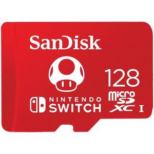 lot 14283 image: SanDisk 128GB microSDXC-Card, Licensed for Nintendo-Switch - SDSQXAO-128G-GNCZN - Retail $17