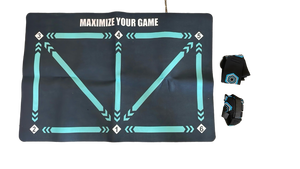 lot 15830 image: Professional Soccer Training Mat with Exercise Guide - Retail $45