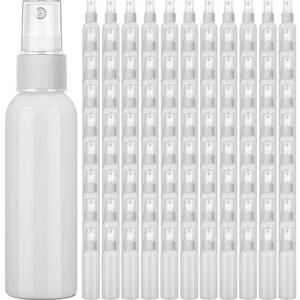 lot 15858 image: Tanlade 100 Pcs 2oz Small Spray Bottles Refillable Mini Spritzer Clear Empty Plastic Spritz Bottle Refillable Reusable Travel Size Mist Sprayer for Travel Cleaning Perfume Liquid(White) - Retail $35