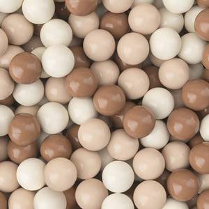 lot 15885 image: GOGOSO Ball Pit Balls for Toddlers Phthalate-Free BPA-Free Non-Toxic Crush Proof Soft Plastic Play Balls Baby Kids Shape Tent Pool Playhouse Playpen Party Decor,Coffee Brown Beige,100PCS - Retail $26