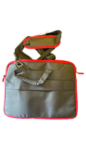 lot 16120 image: Black Laptop Bag with Red Trim - Retail $15
