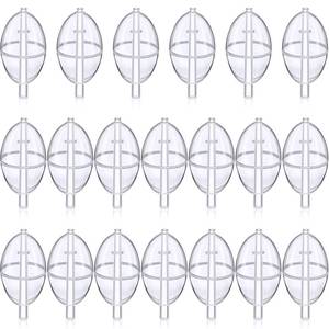 lot 16176 image: Sumind 20 Pieces Spin Float Fishing Bobbers Fishing Float Bend Slip Cast Spin Float Tackle Accessories (2.5 Inch) - Retail $19