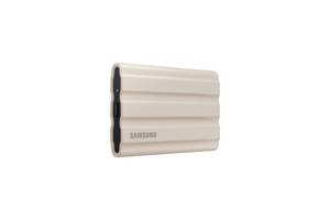 lot 16188 image: SAMSUNG T7 Shield 2TB, Portable SSD, up to 1050MBs, USB 3.2 Gen2, Rugged, IP65 Rated, for Photographers, Content Creators and Gaming, External Solid State Drive (MU-PE2T0KAM, 2022), Beige - Retail $183