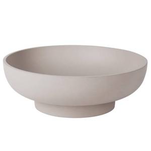 lot 16207 image: YMXYJM Large Decorative Concrete Bowl, Modern Handicraft Bowls for Home Decor, Decorative Fruit Bowl for Kitchen Counter, Stylish Key Bowl for Entry Table, Gray - Retail $35