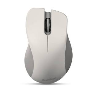 lot 16213 image: Perixx PERIMICE-621M Wireless Mouse - Silent Click with Ergo Design - Compatible for Desktop and Laptop PC - Wireless 2.4 GHz - Beige - Retail $12