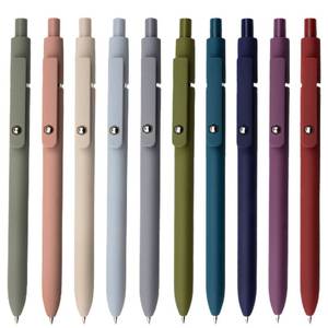 lot 16214 image: YOXMJDB Gel Pens, 10 Pcs 0.5mm Fine Point Smooth Writing Pens High-End Series Black Ink Pens for Journaling Note Taking, School Office Supplies for Women Men (10 Pcs Mixed colors) - Retail $12