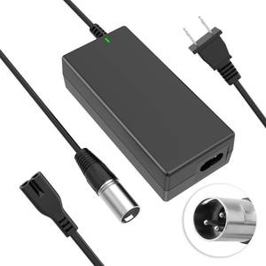 lot 16219 image: 29.4V 2A for 24V 2A Scooter Battery Charger for Golden Buzzaround Lite, Jazzy Power Chair,Pride Hoveround Mobility,Schwinn S300 S350 S400 S500 S650,Ezip 400 500 650 750 900 Mountain Trailz,Shoprider - Retail $18