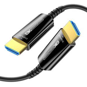 lot 20285 image: DGHUMEN 8K HDMI 2.1 Cable 6Ft, Thin Fiber Optic HDMI Cable, 48Gbps Ultra High Speed HDMI Cord, 8K60Hz 4K240Hz120Hz, Dynamic HDR, eARC, HDCP 2.2and2.3, 3D, Compatible for PS45XboxTVMonitorLaptop - Retail $26