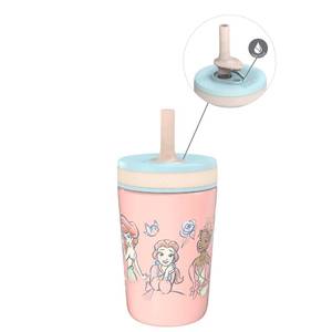 lot 20310 image: Zak Designs Disney Princess Kelso Toddler Cups For Travel or At Home, 12oz Vacuum Insulated Stainless Steel Sippy Cup With Leak-Proof Design For Kids (Ariel, Belle, Cinderella, Mulan, Tiana) - Retail $19