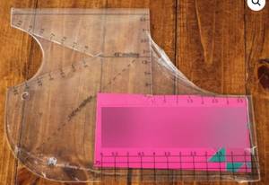 lot 6403 image: Carolina Moore Boxed Bag Template Notion, Clear - Retail $20
