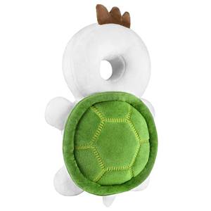 lot 6432 image: Mounting UP Baby Head Protector Backpack with Adjustable Straps Safety Pad Wear for Infant Toddler Walking and Crawling Essentials Fall Back Head Protection, Turtle - Retail $13